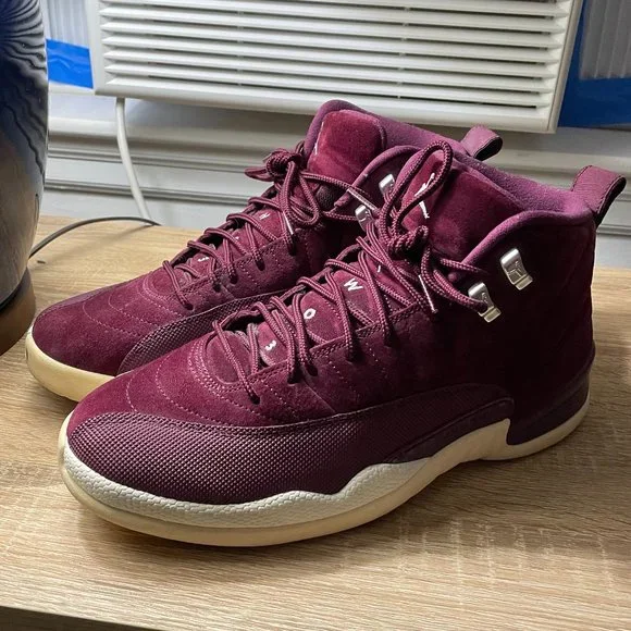 Clean Suede Purple Suede Jordans 12 Nike Air Jordan Mid Trainers